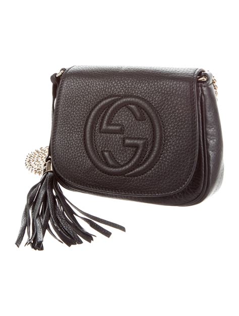 gucci crossbody bag with bee|authentic Gucci soho crossbody bag.